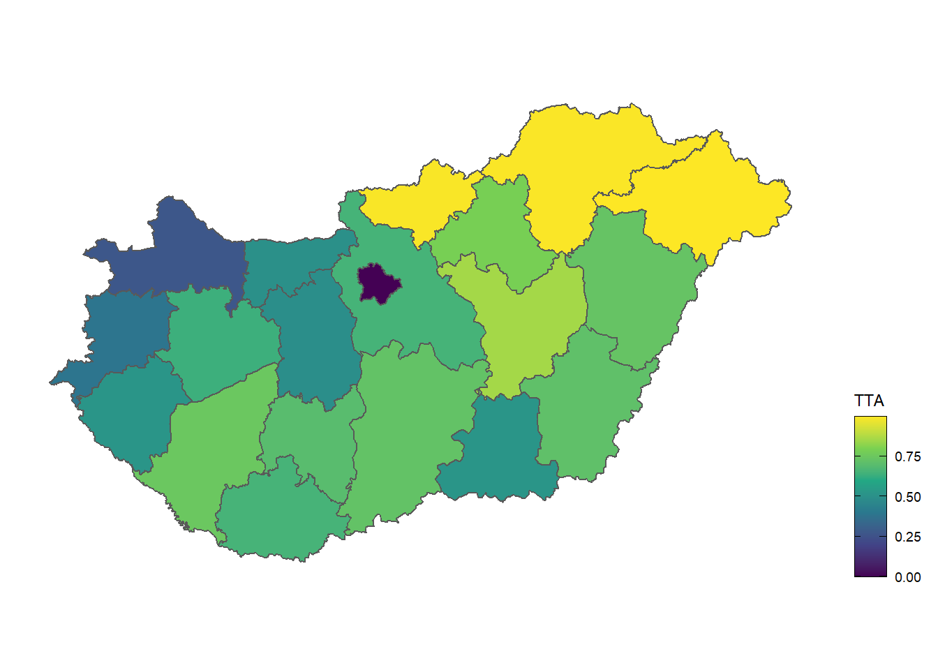 A IV. longitudinális modell egyedi konstansai